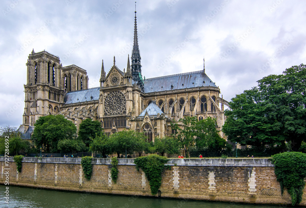 Obraz premium Notre-Dame Cathedral, Paris, Cathedral