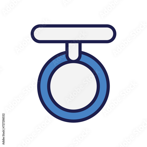 powder icon with white background vector stock illustration