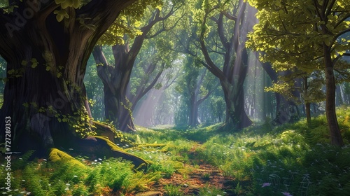 Beautiful Fairytale Enchanted Forest - Magical Realm