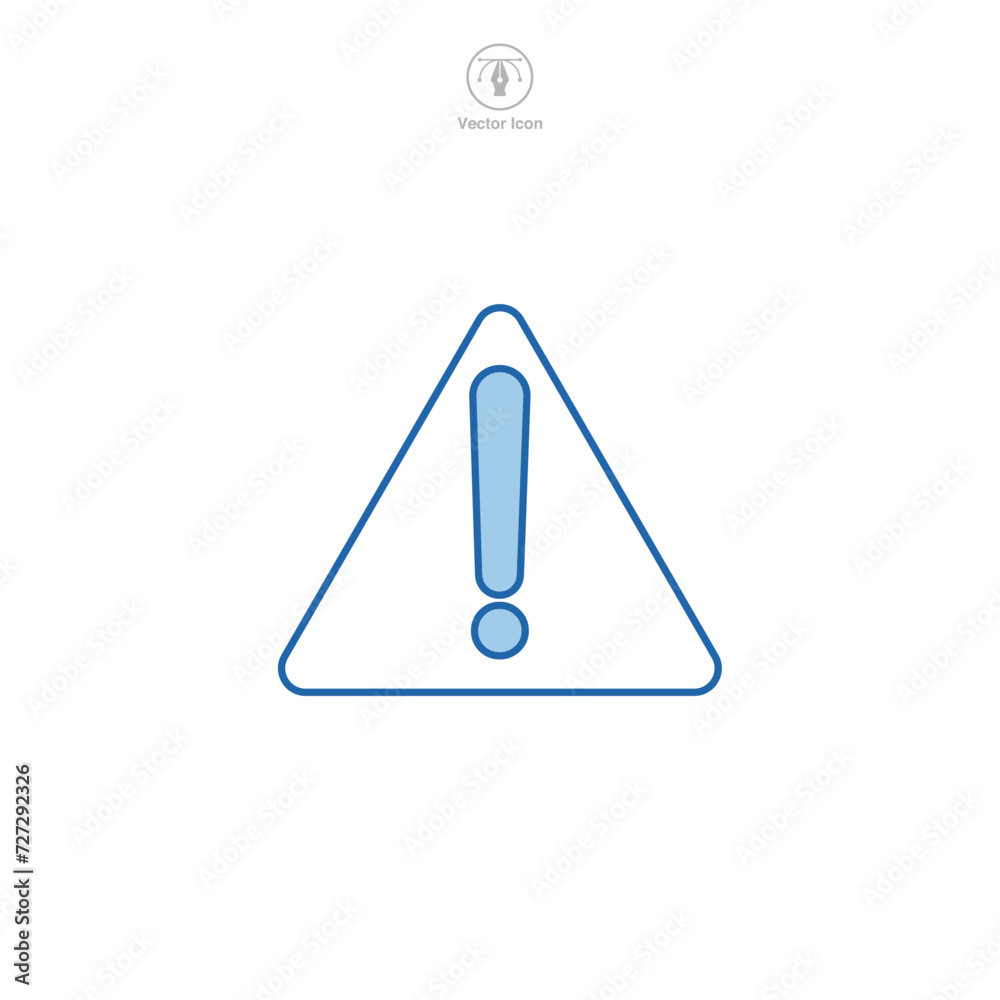 Danger sign, warning sign, attention sign. Danger warning attention Icon symbol vector illustration isolated on white background Danger sign, warning sign, attention sign. Danger warning attention Icon symbol vector illustration isolated on white background