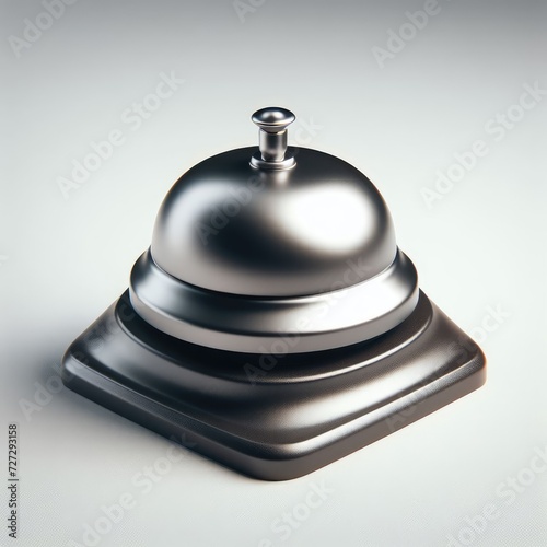 service bell on a white background 