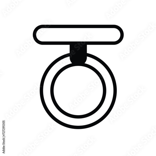 powder icon with white background vector stock illustration