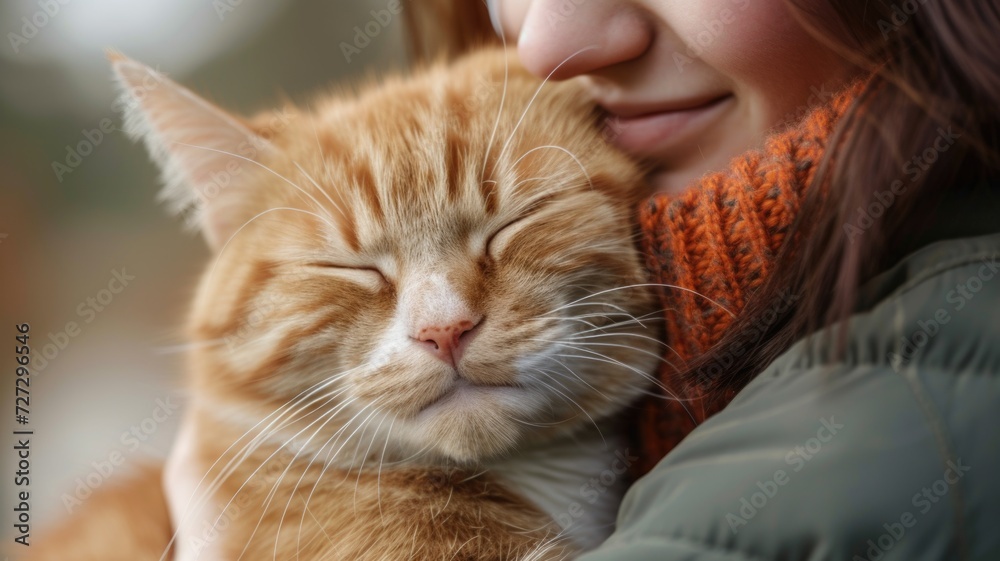 cats receiving hugs from all members of the family, from children to elders, marking National Hug Your Cat Day cats receiving hugs from all members of the family, from children to elders, marking National Hug Your Cat Day