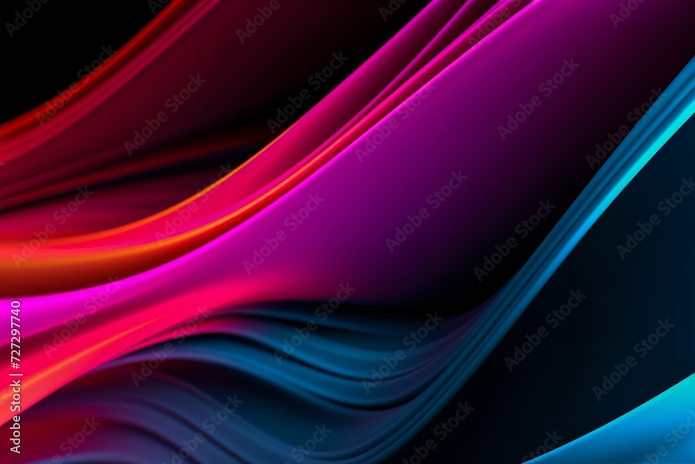 Obraz premium Close Up of Cell Phone With Colorful Background. Generative AI.