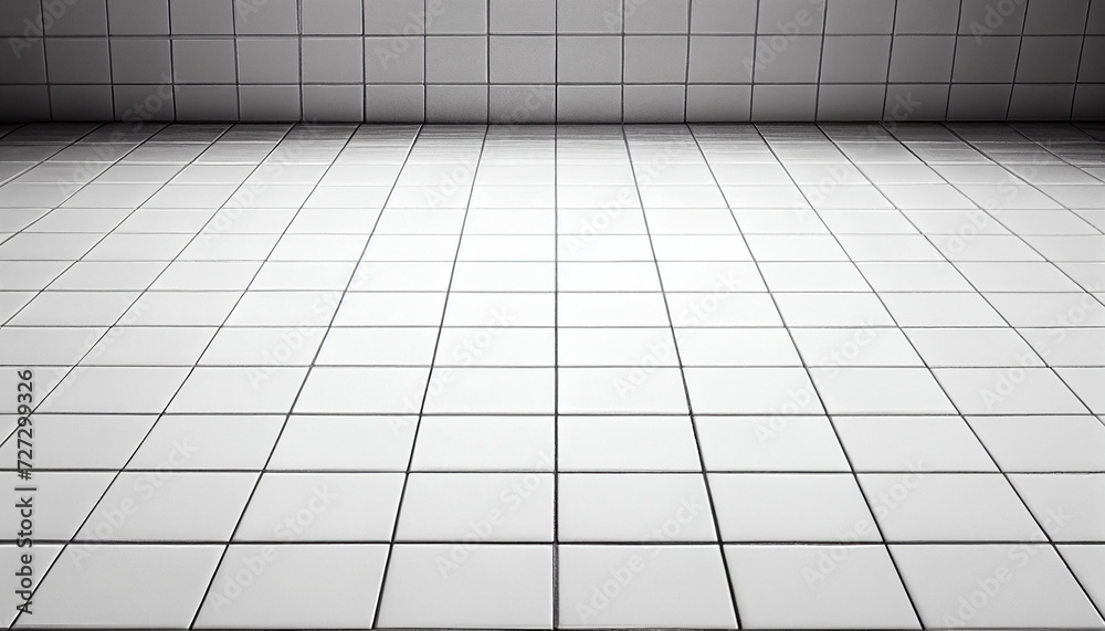 White tile wall checkered background bathroom floor texture, Ai generated image White tile wall checkered background bathroom floor texture, Ai generated image
