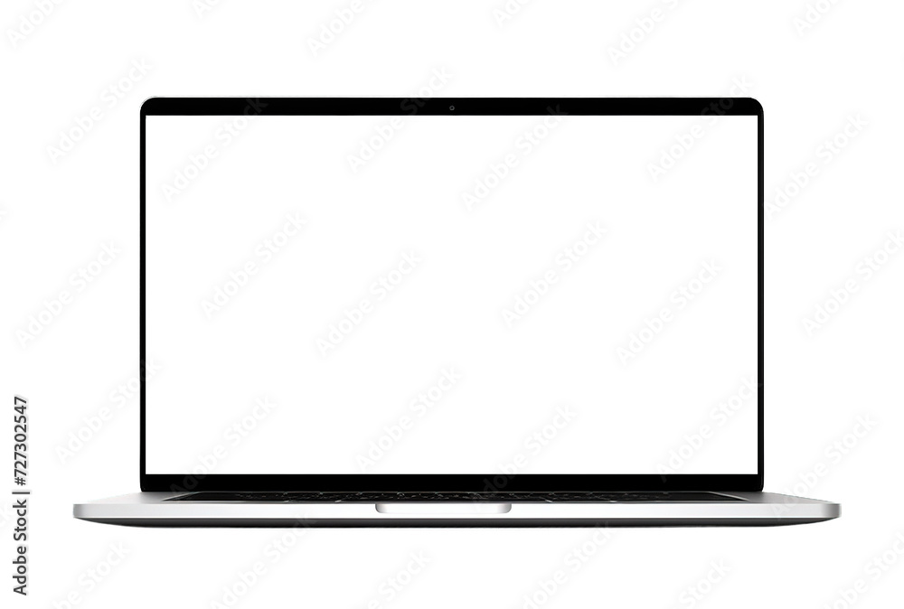 Laptop Mockup with Blank Transparent Screen: PNG Format Laptop Mockup with Blank Transparent Screen: PNG Format