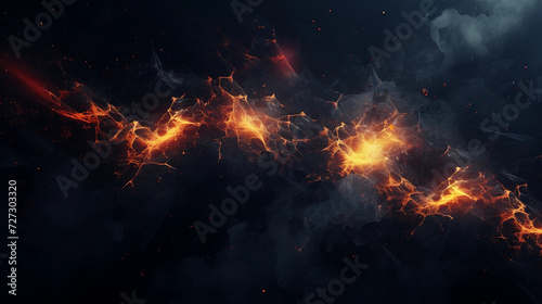 chaotic dark red abstract background