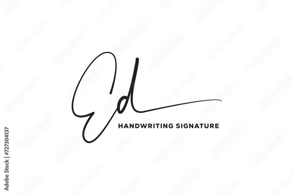 ED initials Handwriting signature logo. ED Hand drawn Calligraphy lettering Vector. ED letter real estate, beauty, photography letter logo design. ED initials Handwriting signature logo. ED Hand drawn Calligraphy lettering Vector. ED letter real estate, beauty, photography letter logo design.
