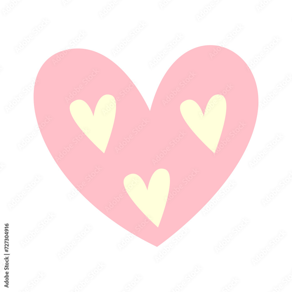 vector color heart symbol