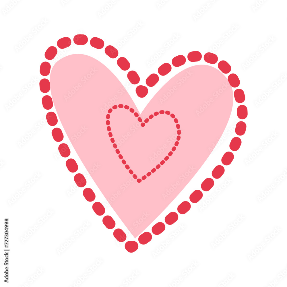 vector color heart symbol