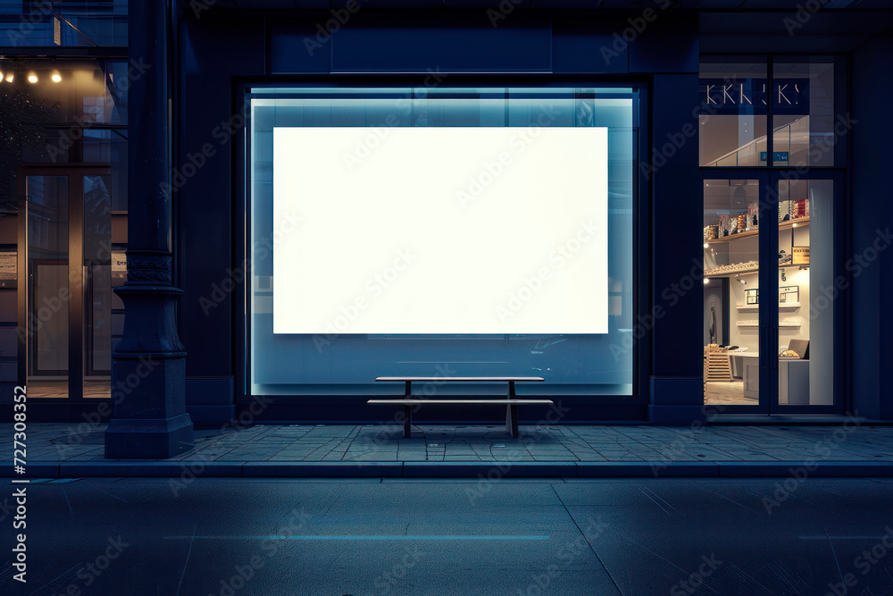Fototapeta premium blank mock up display