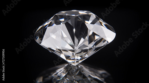 A brilliant-cut diamond