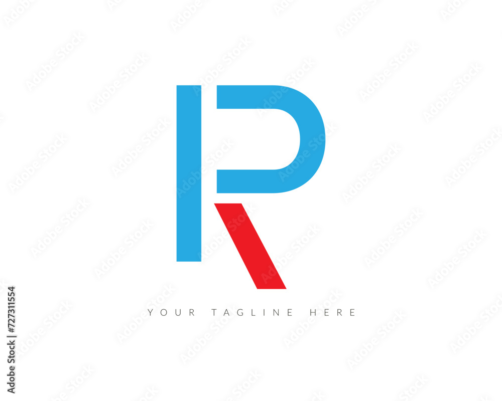 Creative Modern PR Latter Logo Template vector Abstract Monogram Symbol victor illustration. Creative Modern PR Latter Logo Template vector Abstract Monogram Symbol victor illustration.