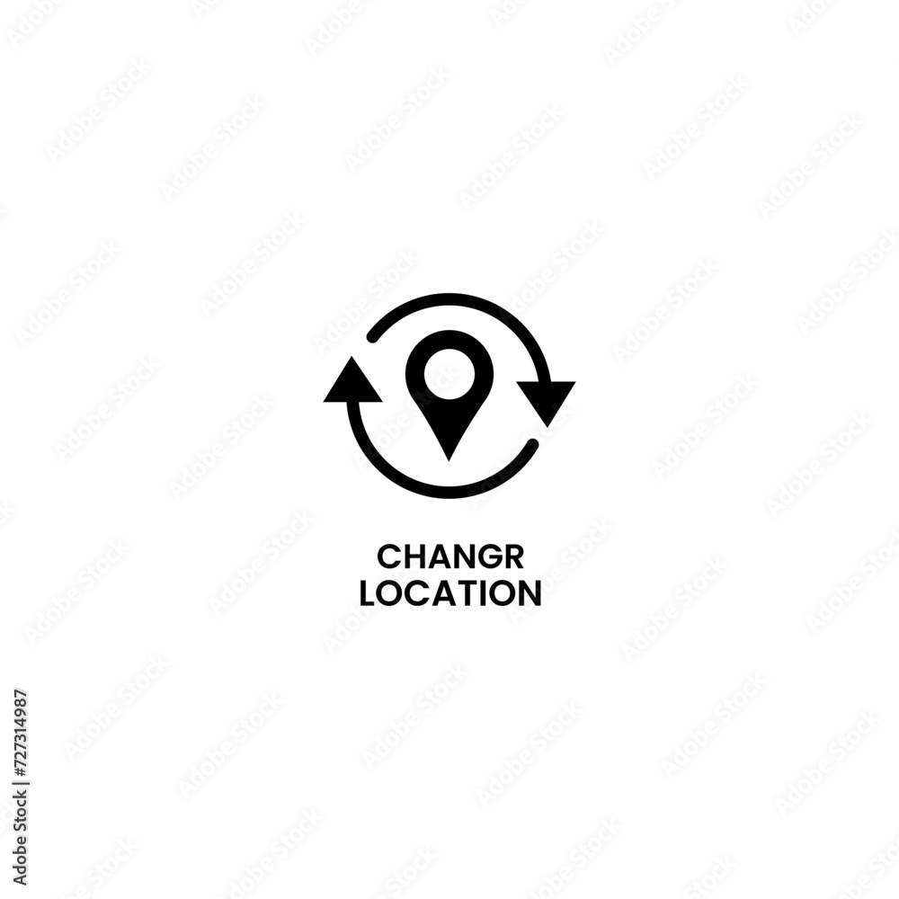 Location icon. Solid icons vector collection. Location icon. Solid icons vector collection.