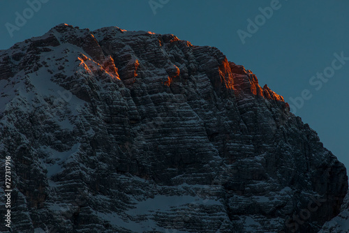 Il Montasio al tramonto photo