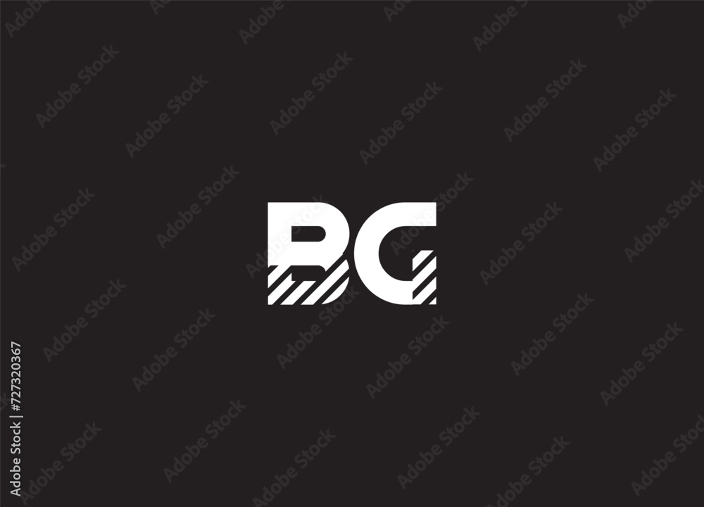 BG luxury monogram logo BG luxury monogram logo