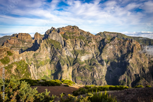 sunrise at pico do arieiro, madeira, trekking, outdoor, view, portugal, mountain, 