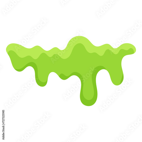 Fototapeta Naklejka Na Ścianę i Meble -  green slime vector element