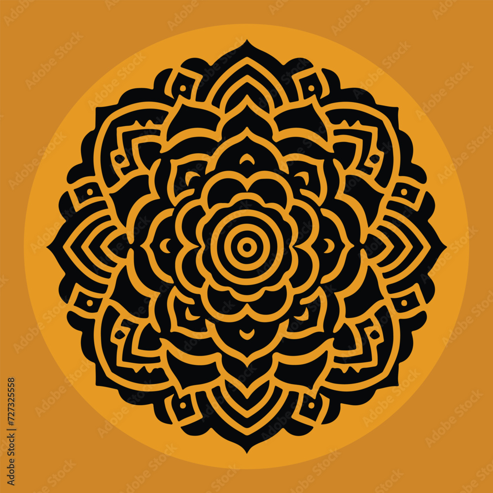 Minimalist Vector Design of a Mandala Minimalist Vector Design of a Mandala
