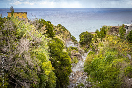 coastline of seixal, madeira, north coast, portugal, europe, cliffs © Andrea Aigner