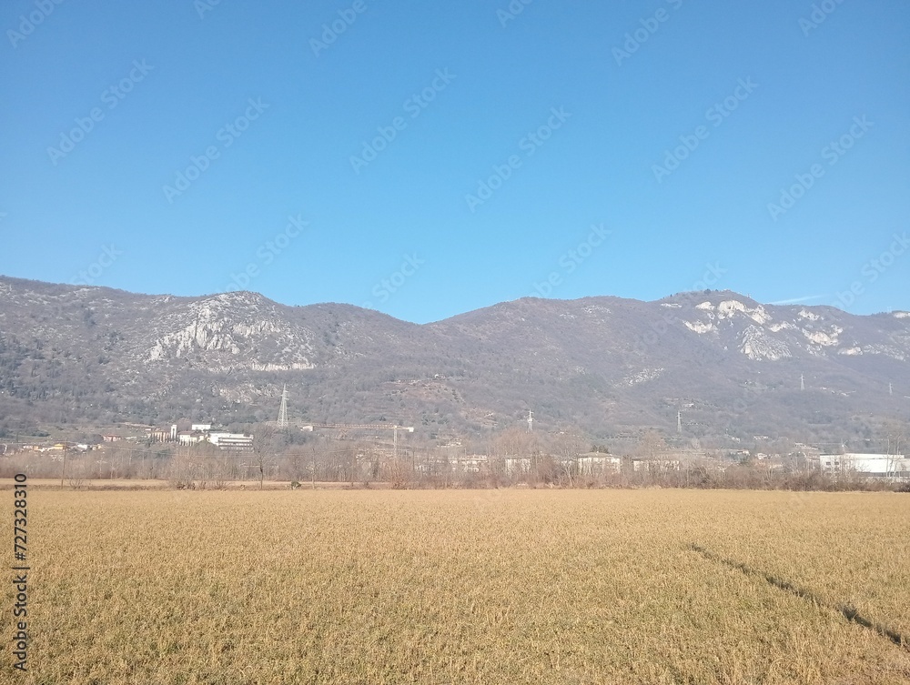 Fototapeta premium landscape with mountains and clouds