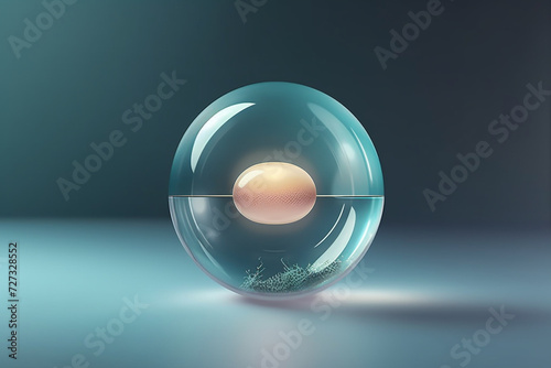 In-vitro fertilization. AI Generated photo