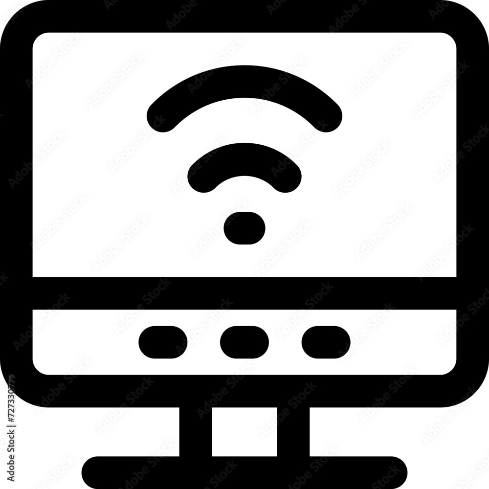 monitor icon. vector line icon for your website, mobile, presentation, and logo design. monitor icon. vector line icon for your website, mobile, presentation, and logo design.