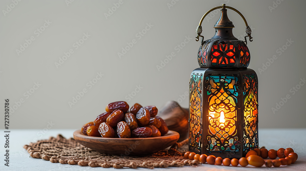 Celebrating Ramadan with Food & Tradition, Still Life with Copy Space Celebrating Ramadan with Food & Tradition, Still Life with Copy Space