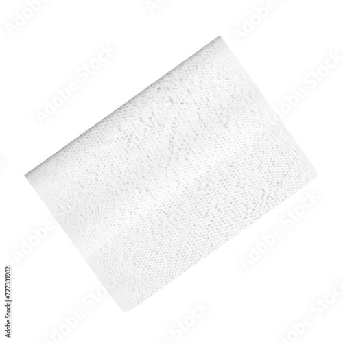 Realistic napkin isolated on transparent background.fit element for scenes project.
