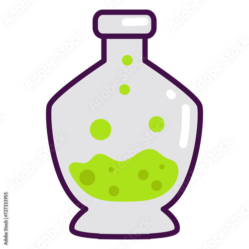 potion in bottle vector illustration