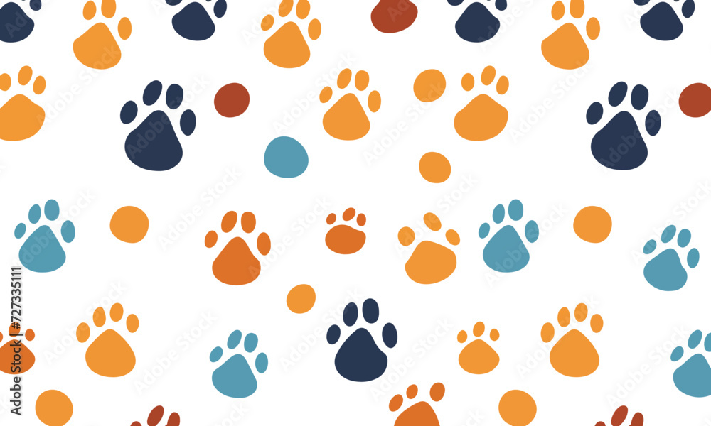 Fototapeta premium abstract seamless rabbits pattern background 