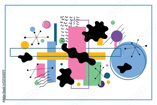 colorful graphic design cover for posters, banners, flyers, brochures. vector illustration