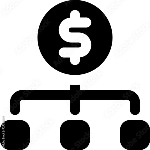 money management icon. vector glyph icon for your website, mobile, presentation, and logo design.