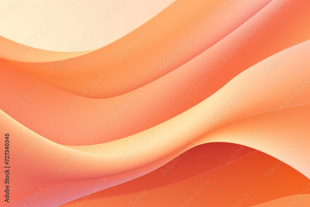 Abstract wallpaper of organic lines illustration with diffferent shades of colors. Generative Ai.