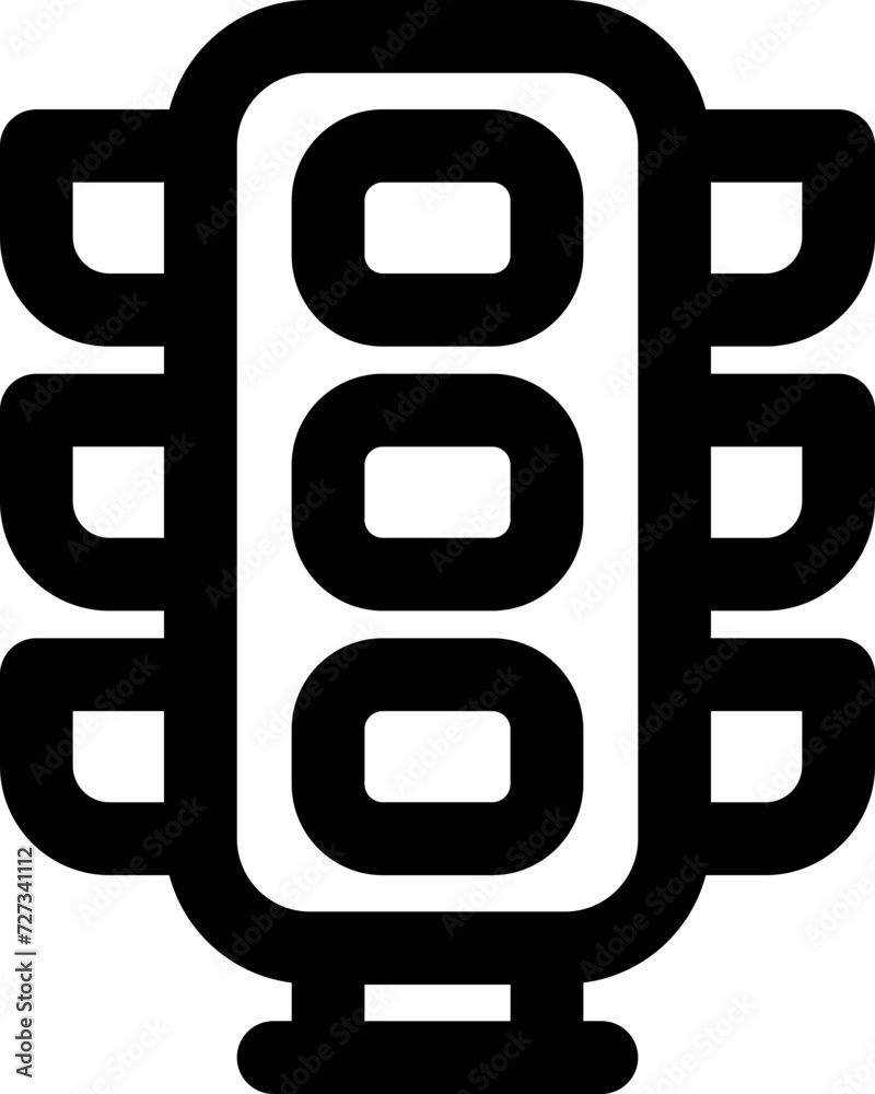 traffic light icon. vector line icon for your website, mobile, presentation, and logo design. traffic light icon. vector line icon for your website, mobile, presentation, and logo design.