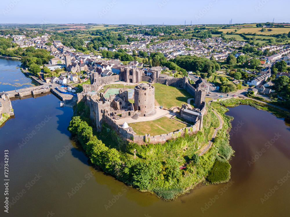 Pembroke medieval castlein Wales