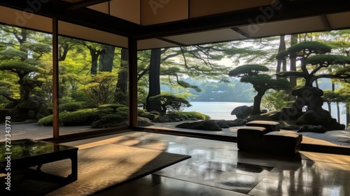 View from the beautiful residence to Japan Garden © Damian Sobczyk