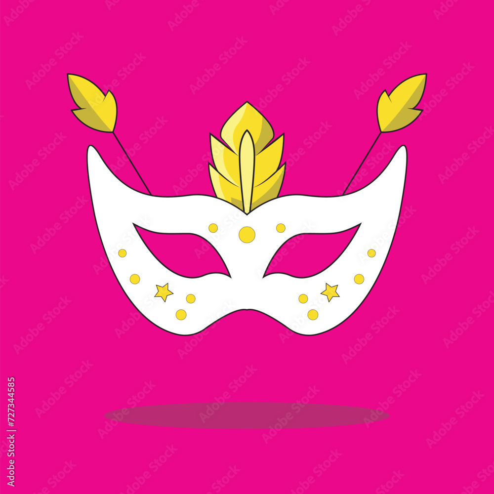 Obraz premium carnival mask vector illustration