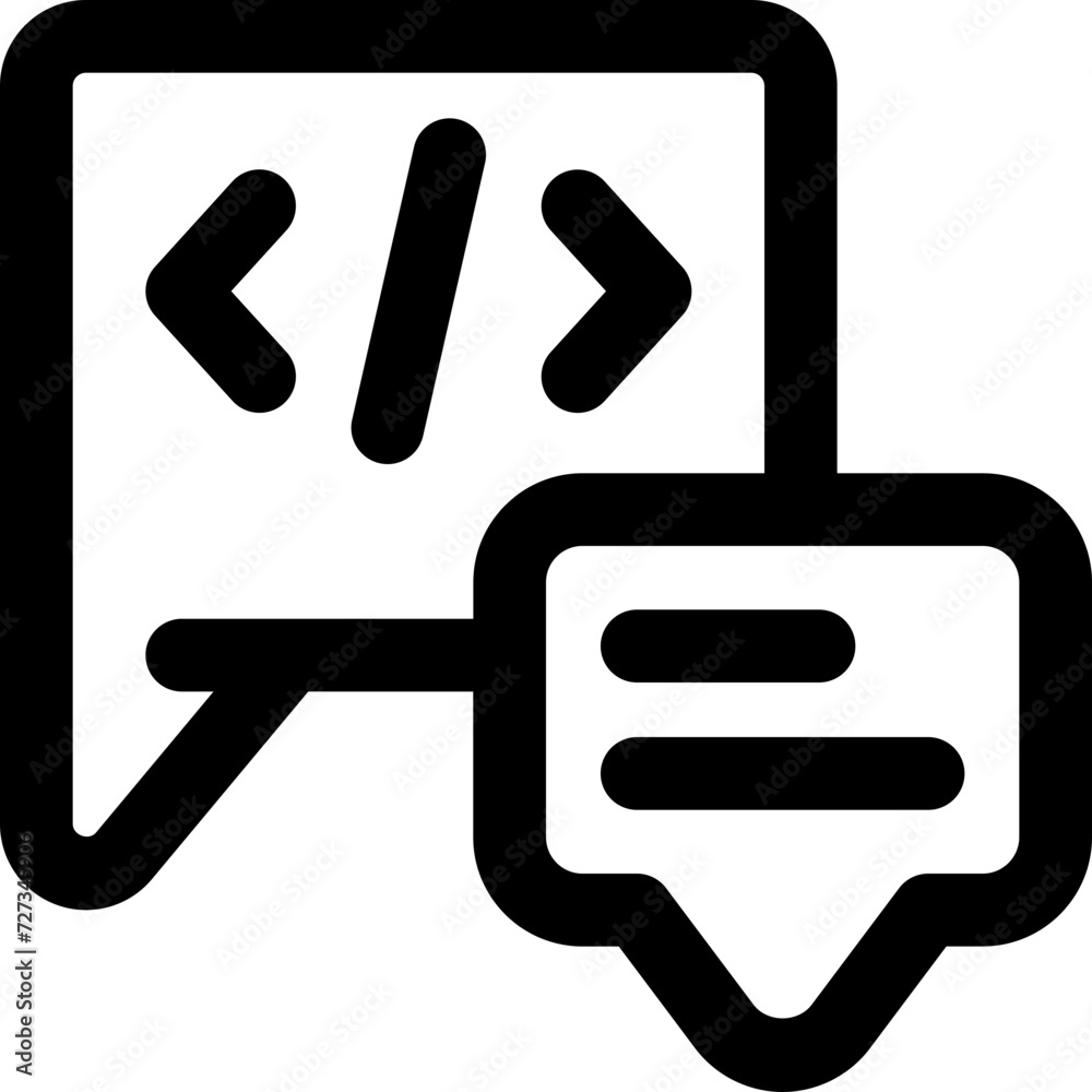 chat icon. vector line icon for your website, mobile, presentation, and logo design. chat icon. vector line icon for your website, mobile, presentation, and logo design.