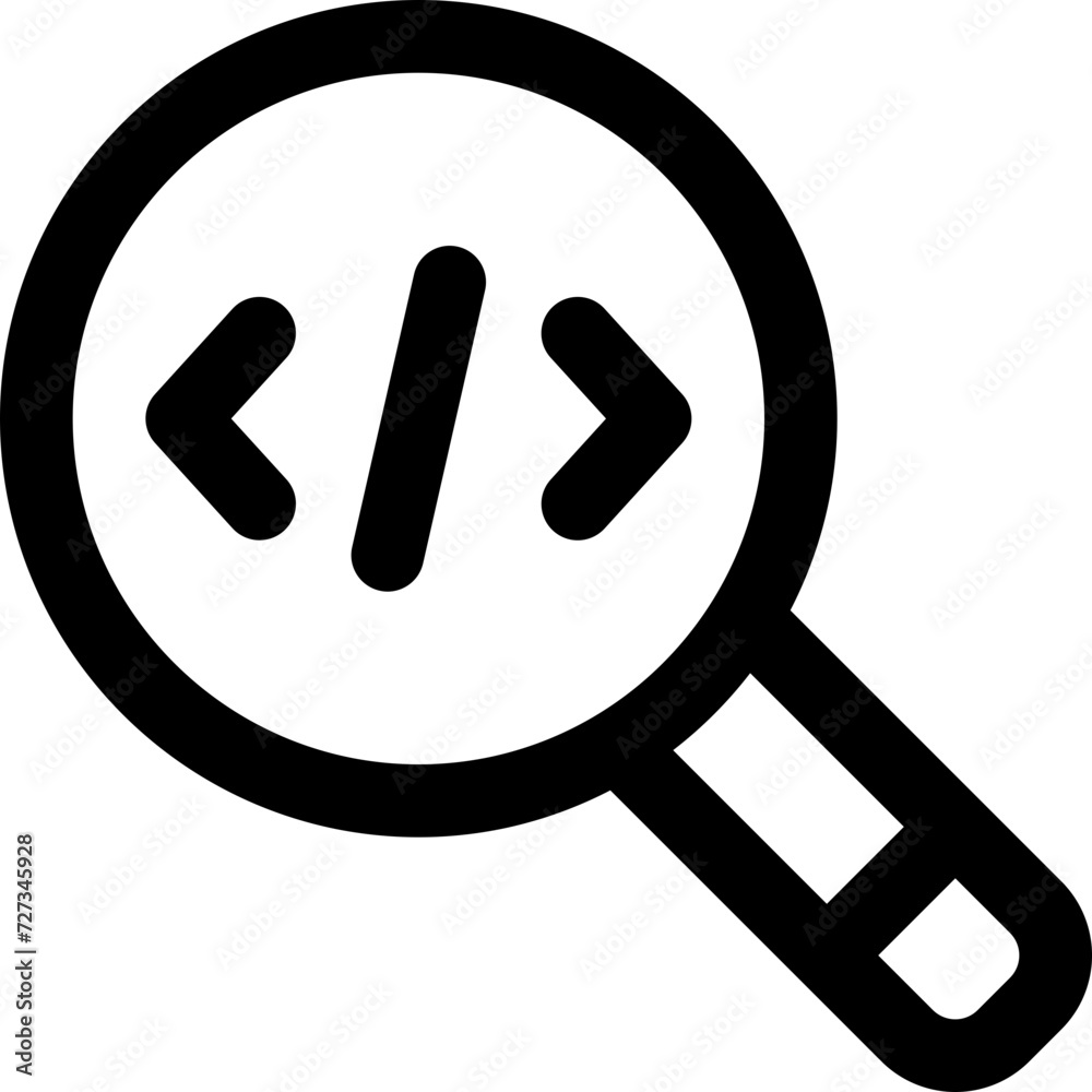 search icon. vector line icon for your website, mobile, presentation, and logo design. search icon. vector line icon for your website, mobile, presentation, and logo design.