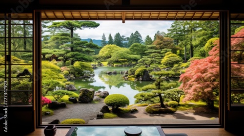 View from the beautiful residence to Japan Garden