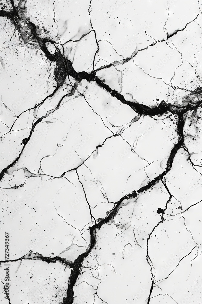 Obraz premium Abstract chemogram, chemigram wallpaper, texture portraying a close up of a colored crack in the ground. desolate reminder of a harsh drought.