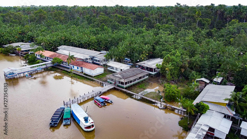 Imagem aérea da Ilha das Cinzas, Arquipélago do Marajó, Pará, Brasil