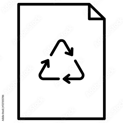 Recycled Paper Icon