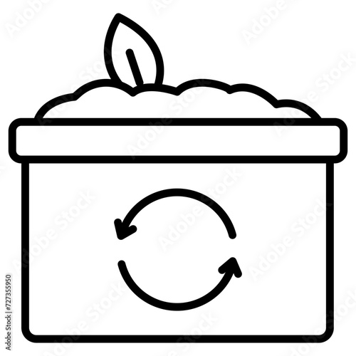 Compost Bin Icon