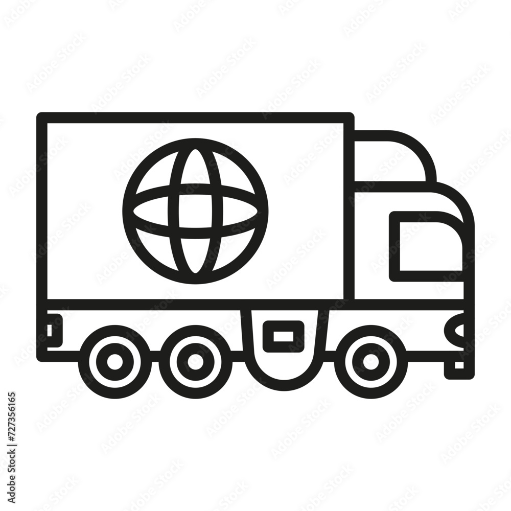 Worldwide Shipping Icon Worldwide Shipping Icon