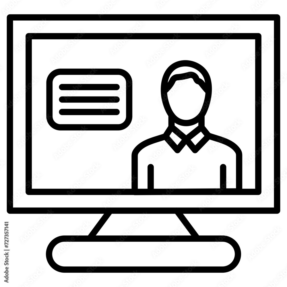 Online Counseling Icon Online Counseling Icon