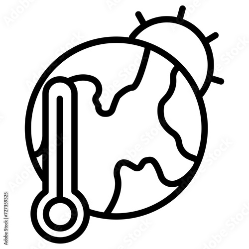 Global Warming Icon