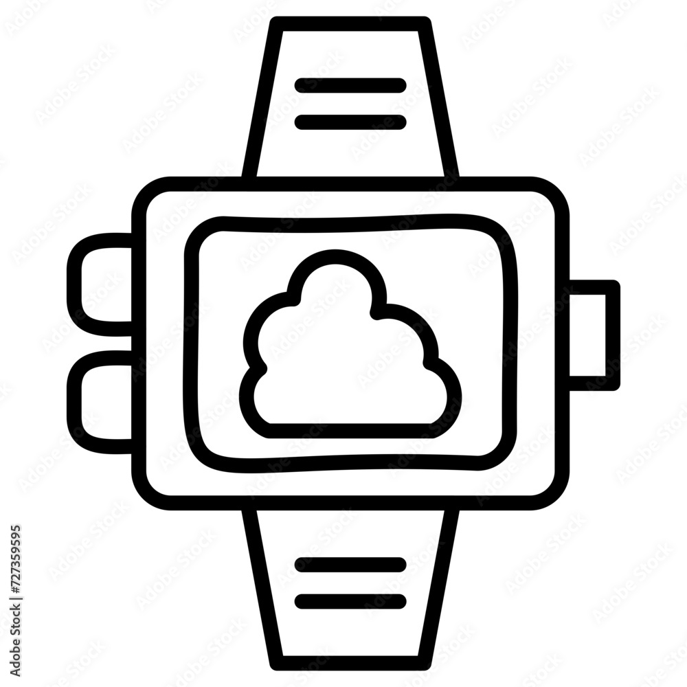 Weather Smartwatch Icon Weather Smartwatch Icon