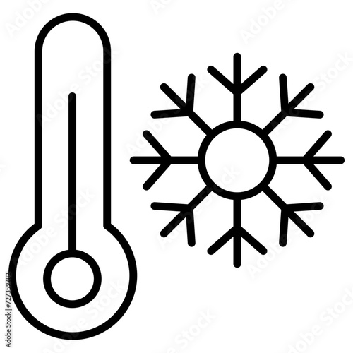 Cold Temperature Icon
